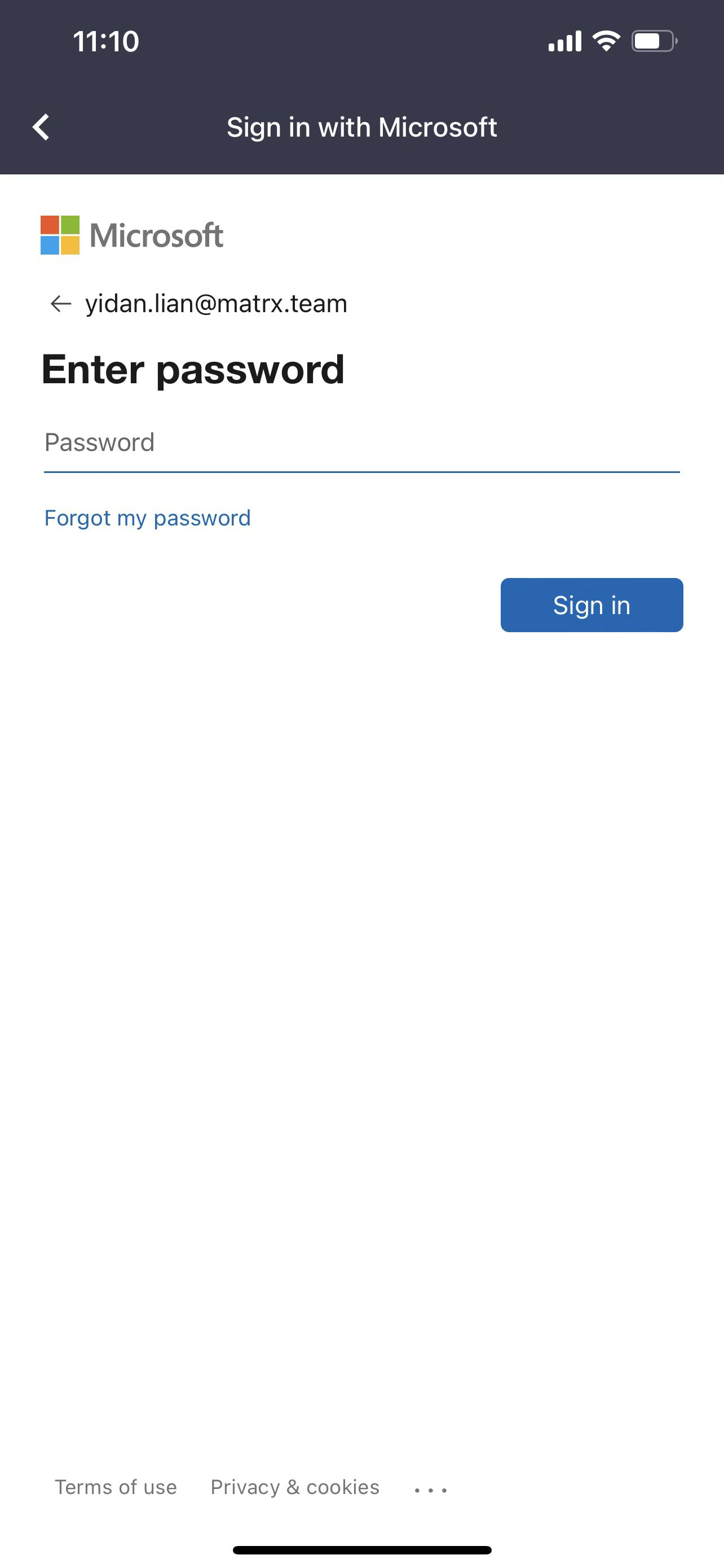 Enabling SSO | Matrx doc