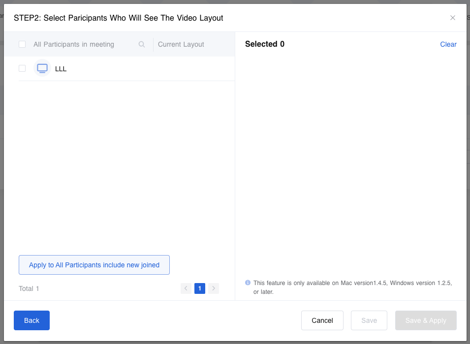 Set Layout in Web Meeting Control | Matrx doc