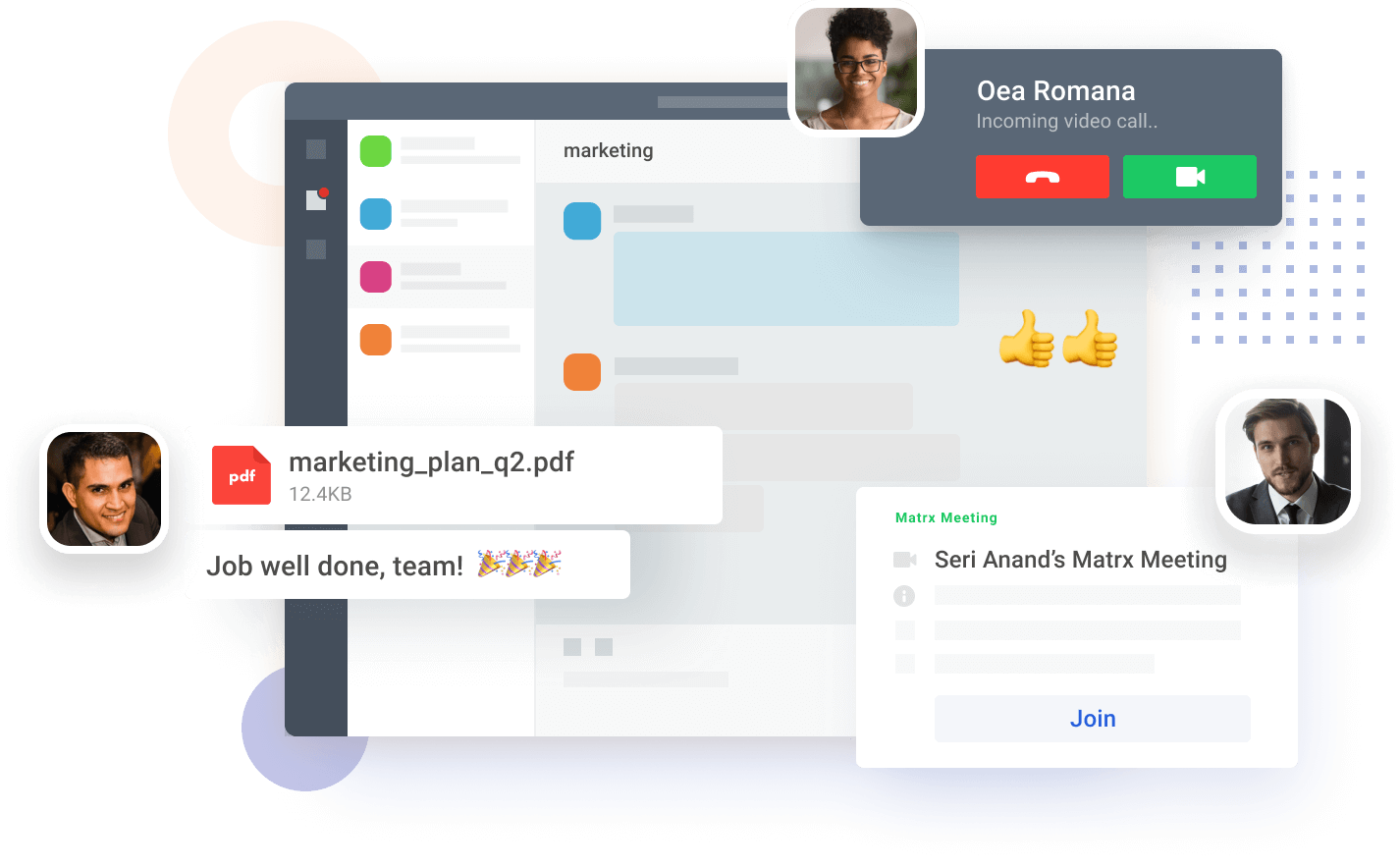 Matrx: All-in-one collaboration toolset for video meeting